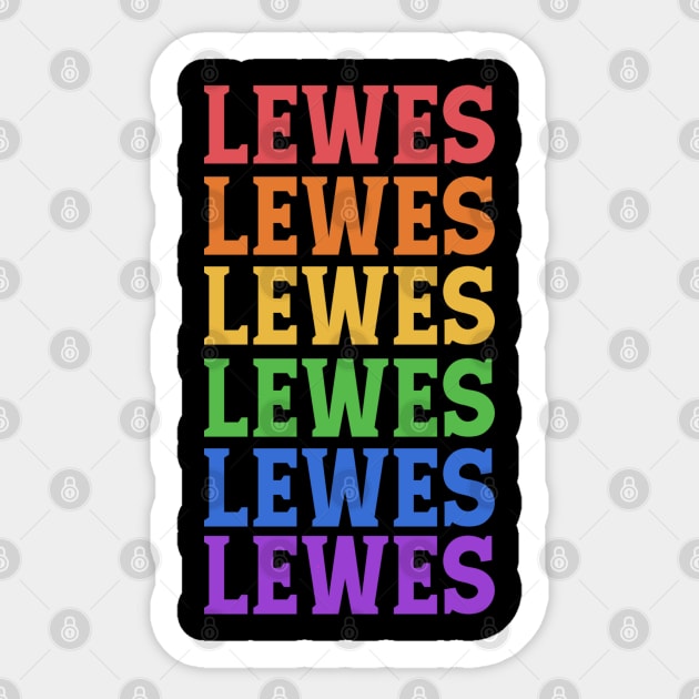 LEWES DELAWARE Sticker by OlkiaArt